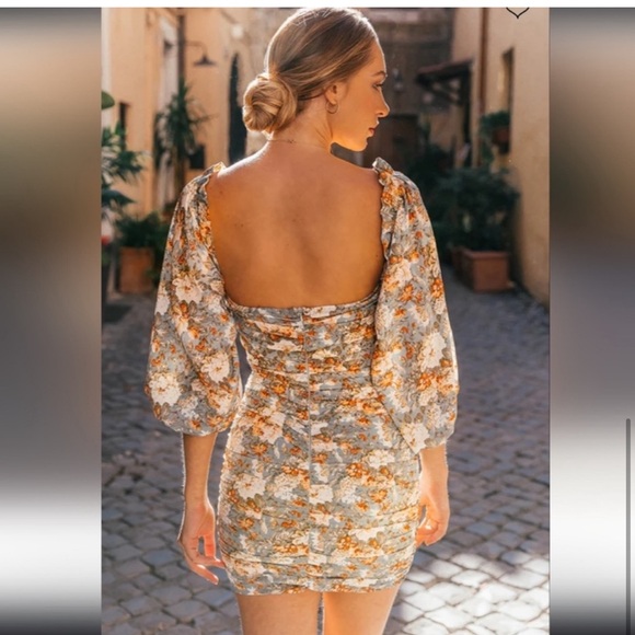 Hello Molly | Basque Country BodyCon Dress in Sage Sz 6 - Picture 4 of 15